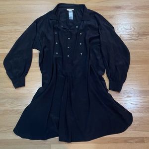 Vintage Isabel Marant Etoile silk oversized shirt dress